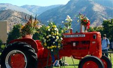 tractor on the Quad