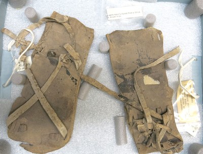 Sandals from the Museum of Anthropology collection.