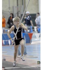 USU pole vaulter Sonia Grabowska