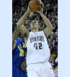 USU men's basketball action