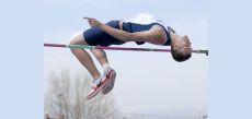 Defending WAC high jump champion sophomore Casey Parker