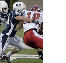 Aggie football in action
