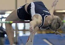 Aggie track, high jumper