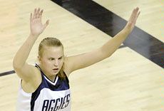 USU women's basketball action