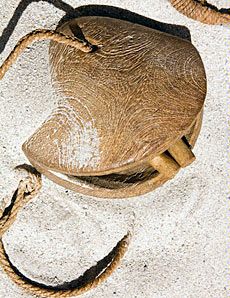Somali camel bell in the sand