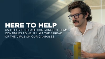 USU Case Containment Employee with the words 