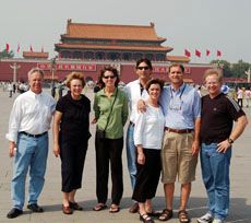USU's delegation sightseeing