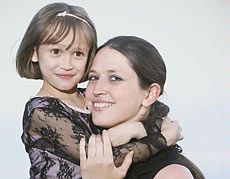 Jodie Barker-Tvedtnes and daughter Kalila