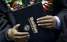 USU Commencement illustration
