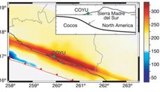 model/map of subduction zone