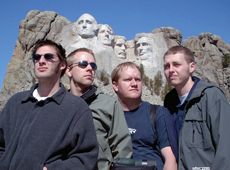 USU's team at Mt. Rushmore