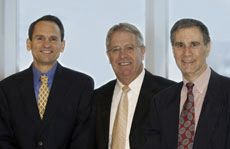 Lance Seefeldt, USU President Stan Albrecht, Vice President Ned Weinshenker