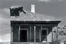 Photo from exhibit, half-house
