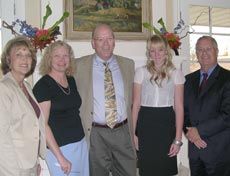 Joyce Albrecht, Deborah Ramsey, Doug Ramsey, Caroline Ramsey, Stan Albrecht