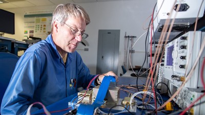 Space Dynamics Laboratory electrical engineer Craig Thompson.