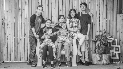 Maria Ellen Huebner, Family #6 Elvin & Michelle Monique Reyes and children.
