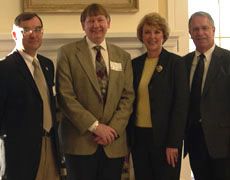 Mike Taylor and USU administrators