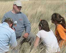 USU's Ben Baldwin teaching interns