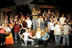 USU cast in rehearsal photo from the opera 'Martha'