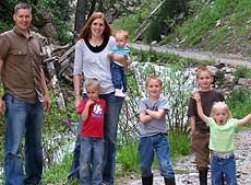 USU graduate Clint McKee and family