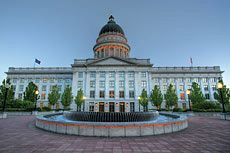 Utah's state capitol building
