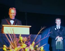 President Albrecht and Cody Bingham