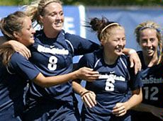 USU Womens Soccer players