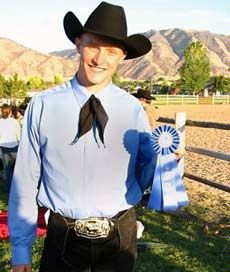 USU student Brian Booth represents Equestrian Team at national competition