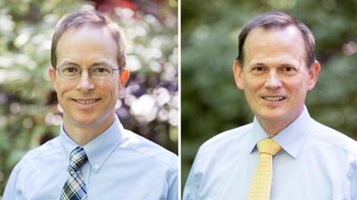 Todd Moon (right) and Jacob Gunther (left).