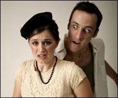 Michelle Dodge and Mark Wayne in the USU production 