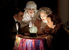 seance group from 'Blithe Spirit' at the Old Lyric Repertory Company