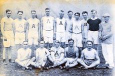 An early Aggie athletic group