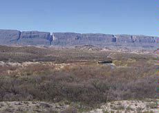 A modern photo of a portion of the Rio Grande 