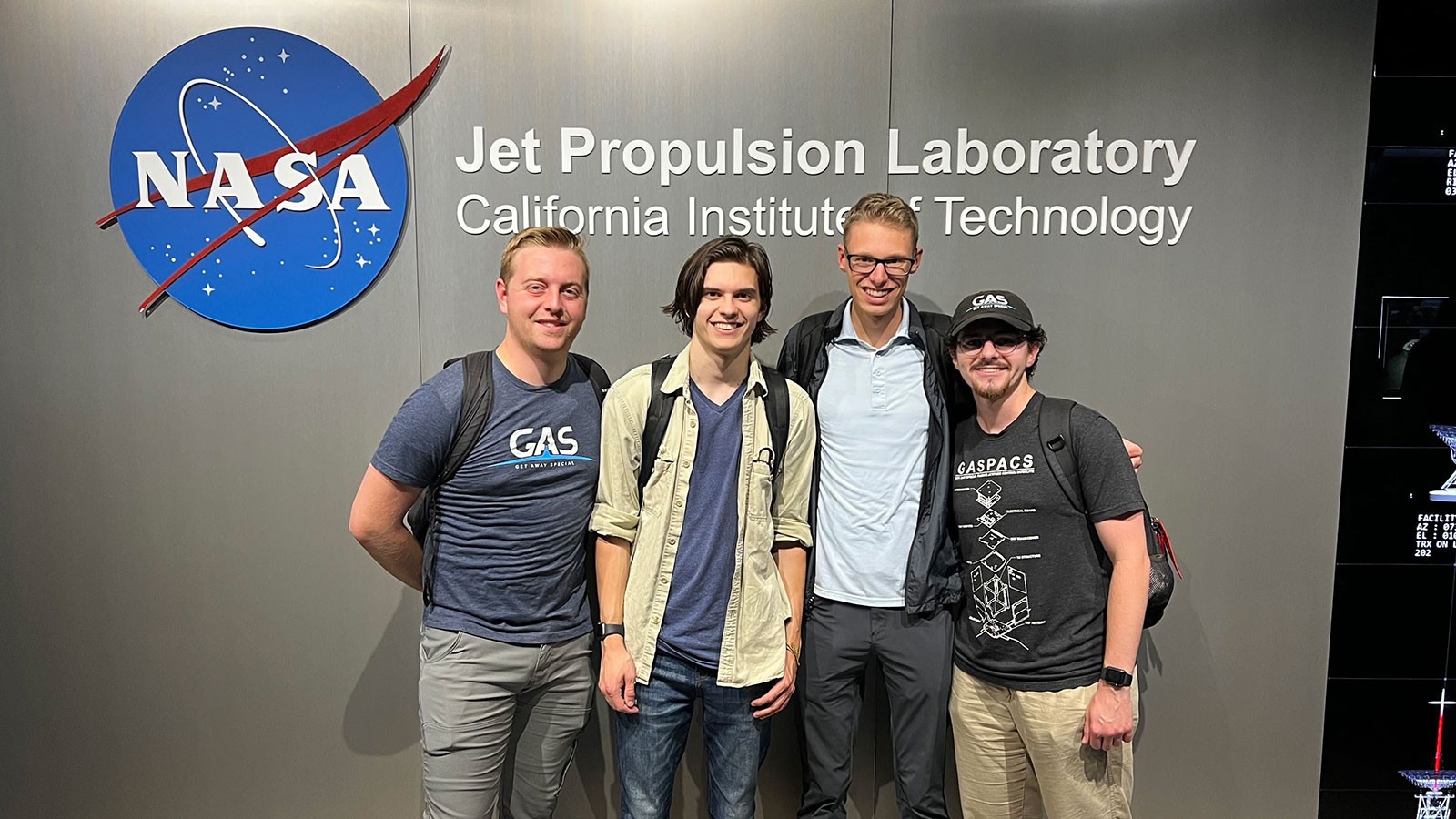 USU's GAS Student Space Research Team Visits NASA Jet Propulsion Laboratory