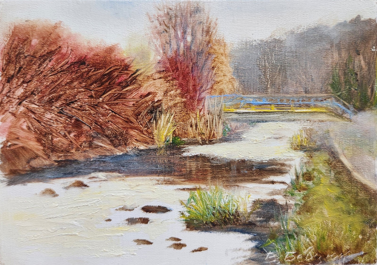 A landscape painting.