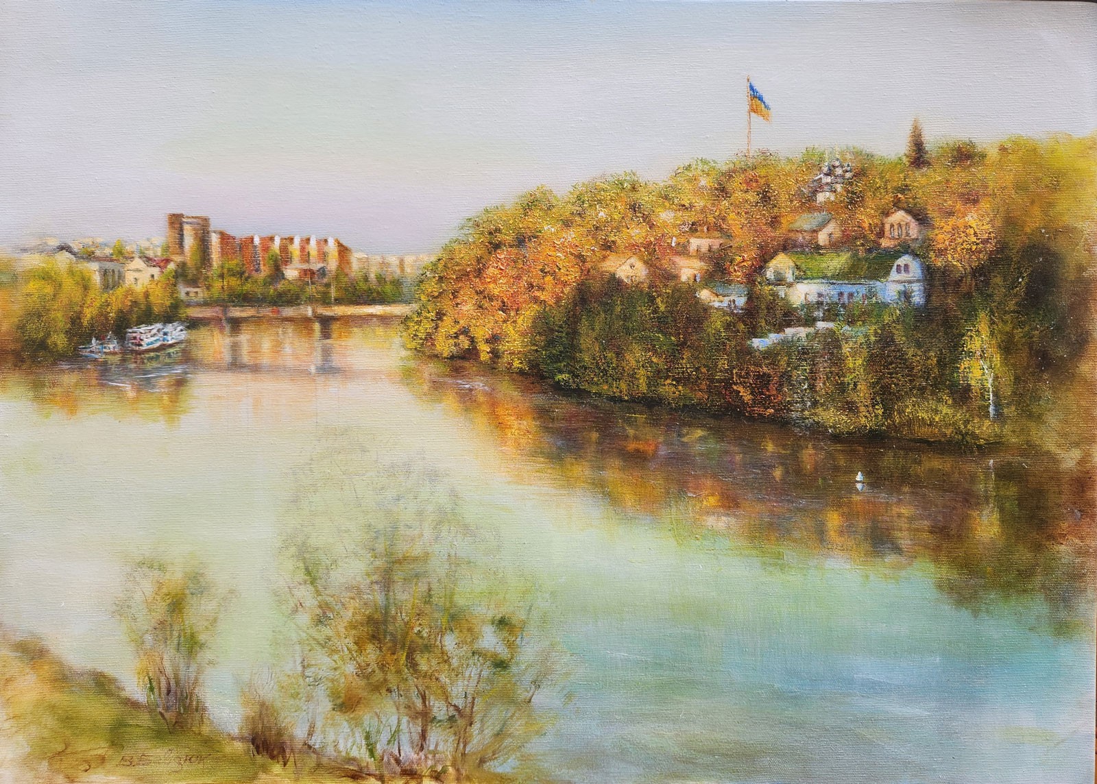 A landscape painting.