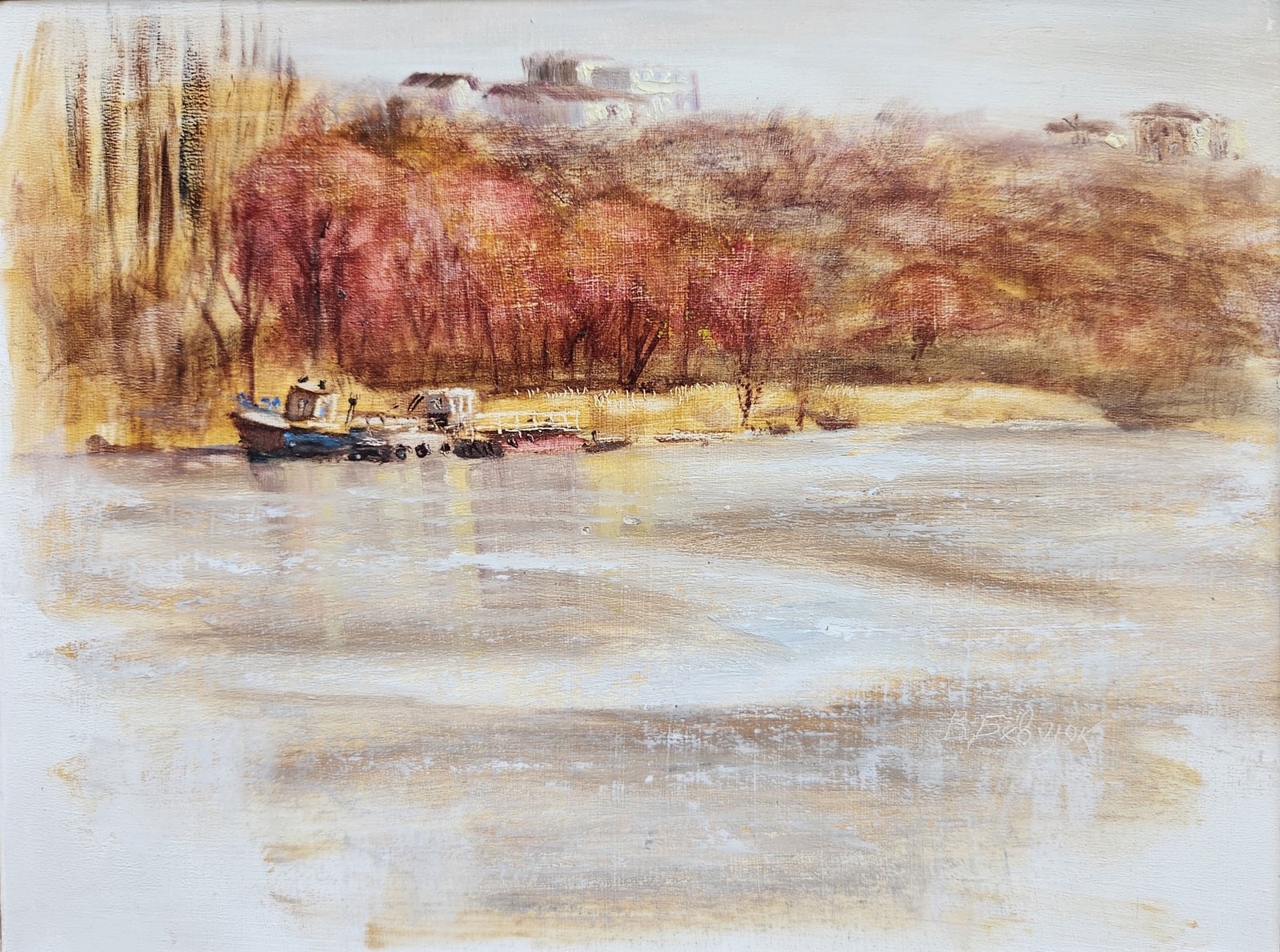 A landscape painting.