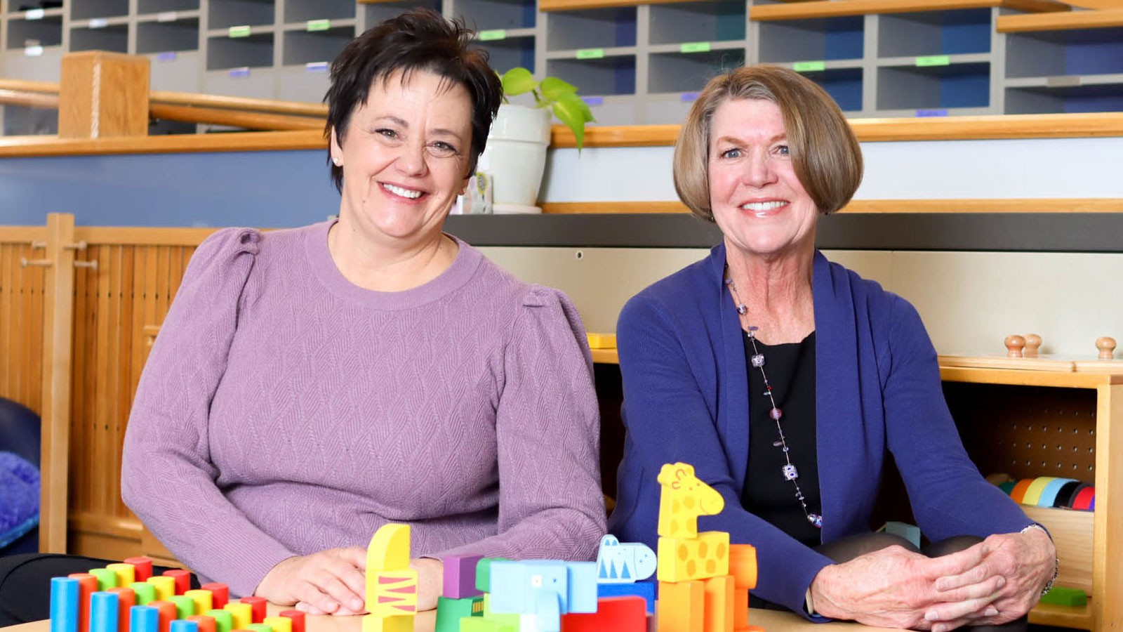 Kelli Barker and Shelley Lindauer.