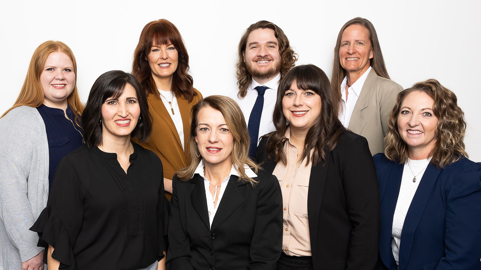 People in a group photo.
