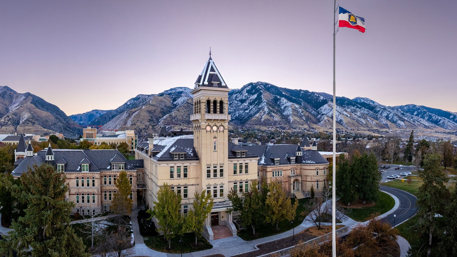 Old Main on USU's Logan campus.