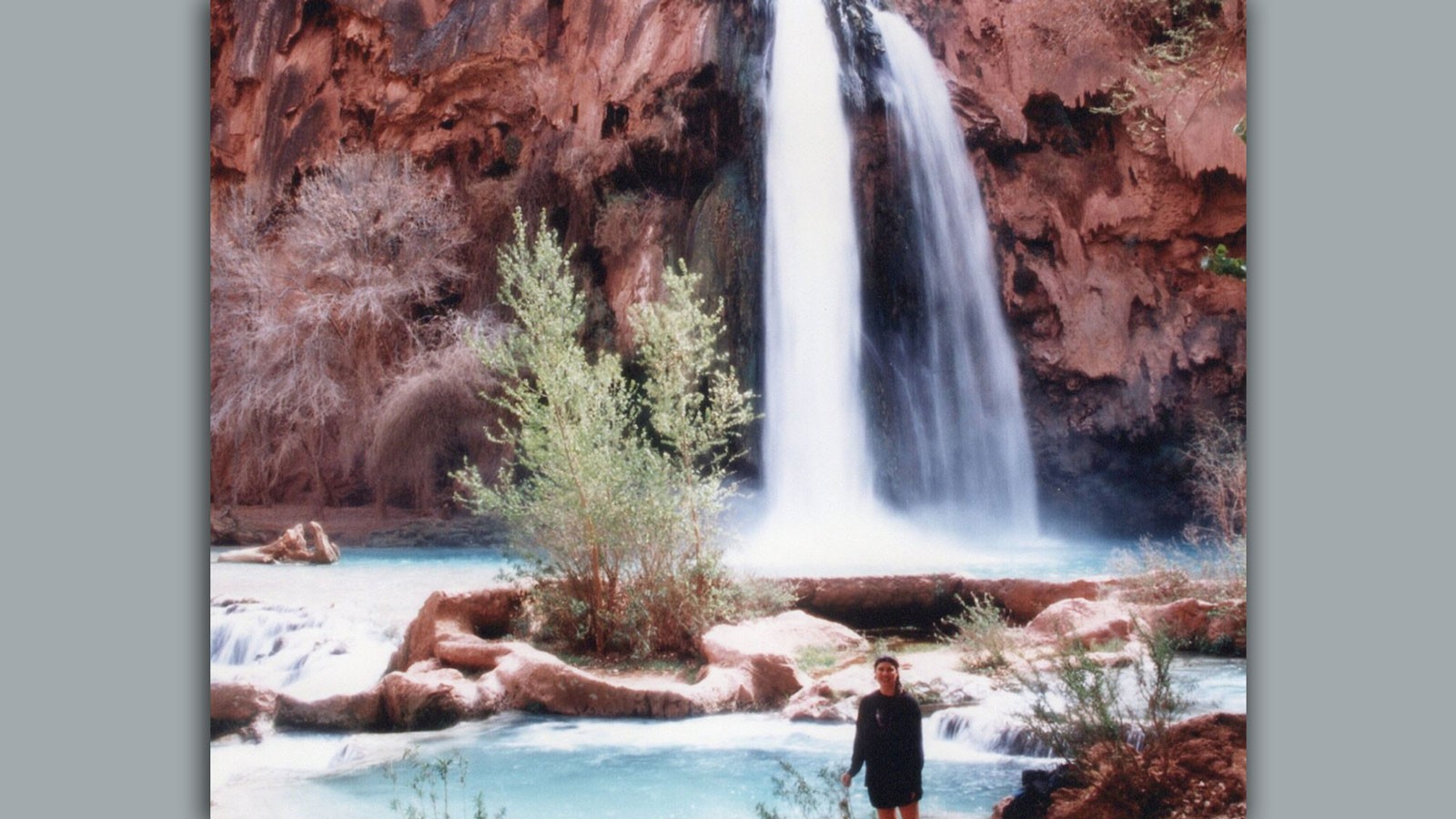 Daria Wightman at Havasu Falls in Arizona.