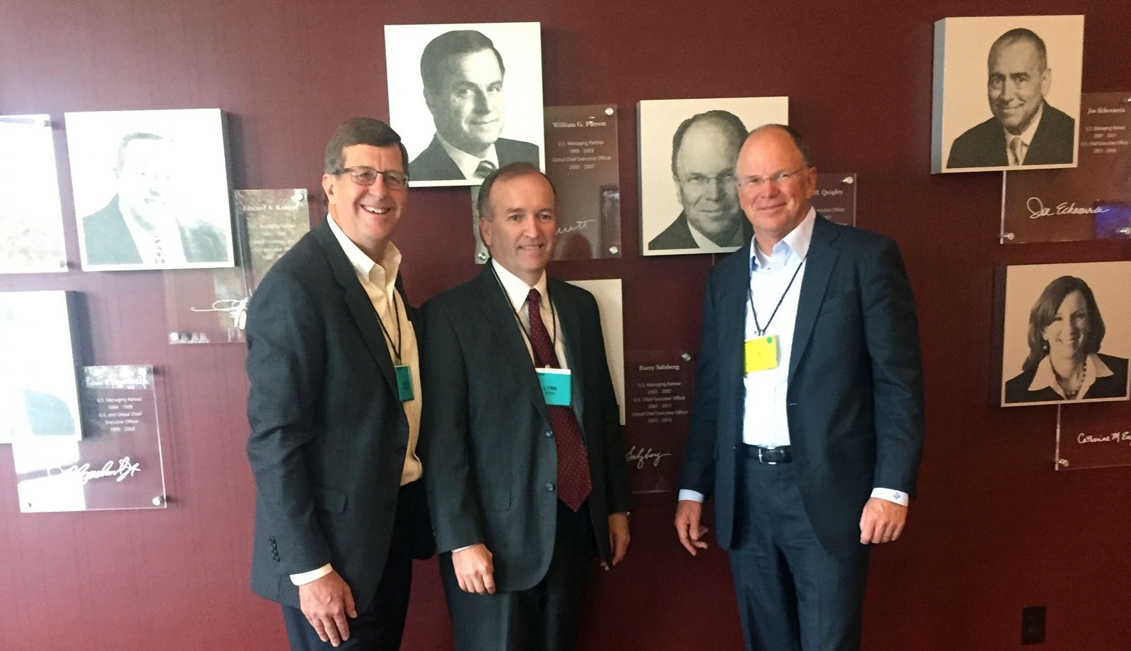 Larry Walther, Jim Quigley and Lynn Rees.