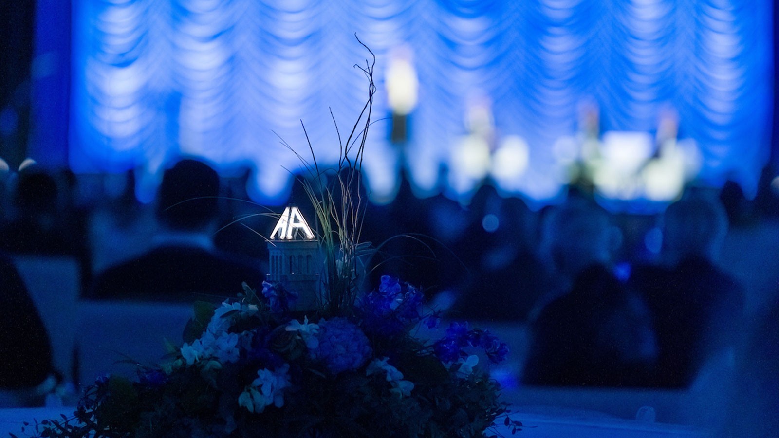 An awards ceremony.
