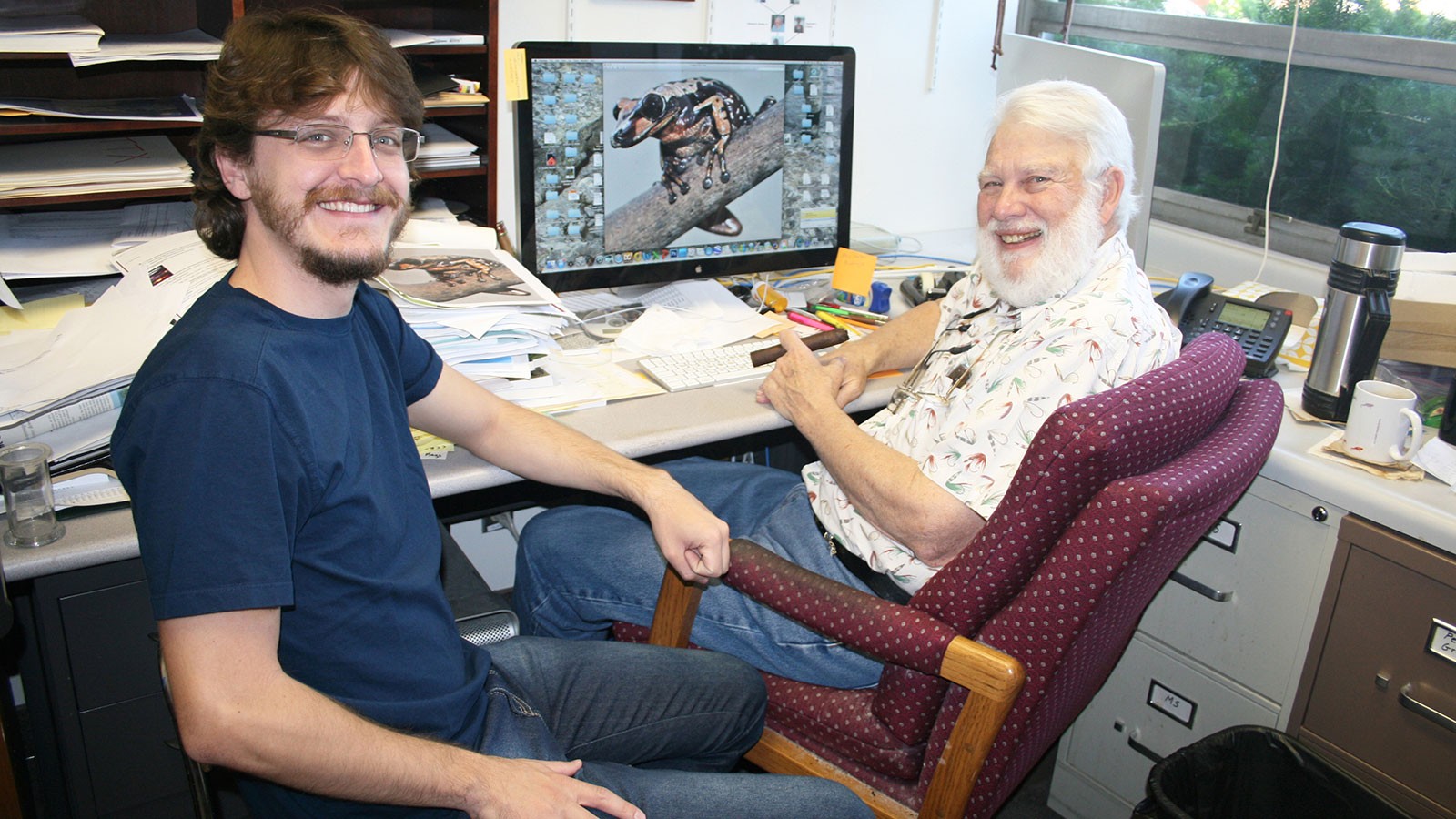 Scientists Mailho-Fontana and Brodie