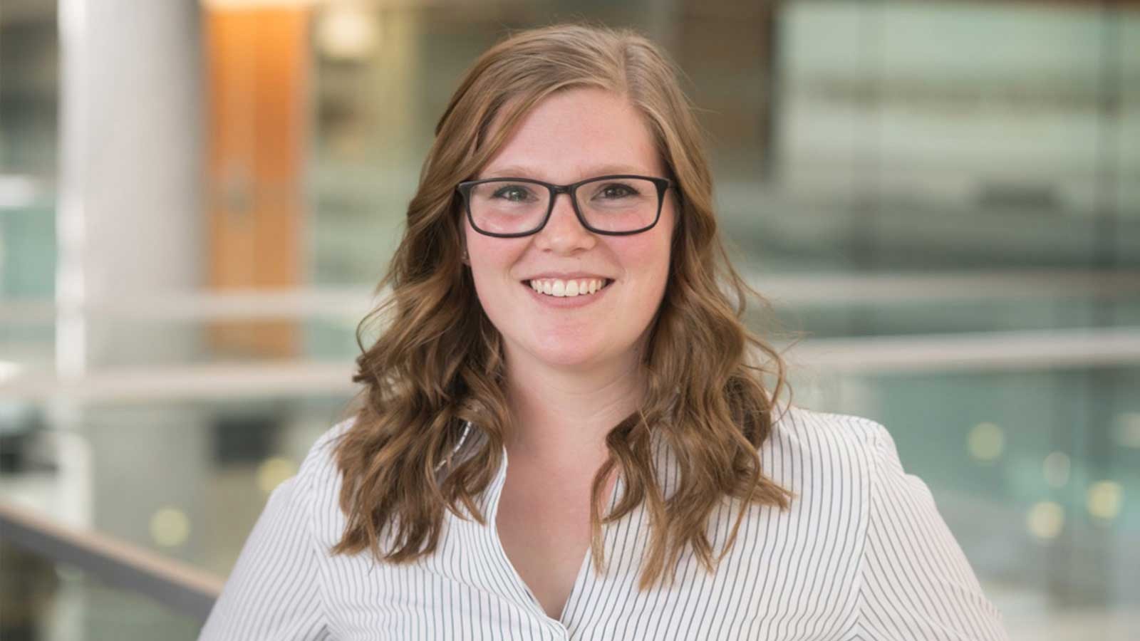 Undergraduate student Morgan Bishop