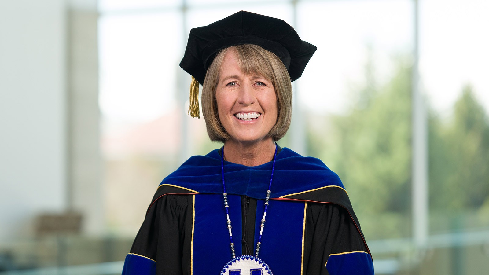 USU President Noelle Cockett praised the class of 2021 in her commencement speech.