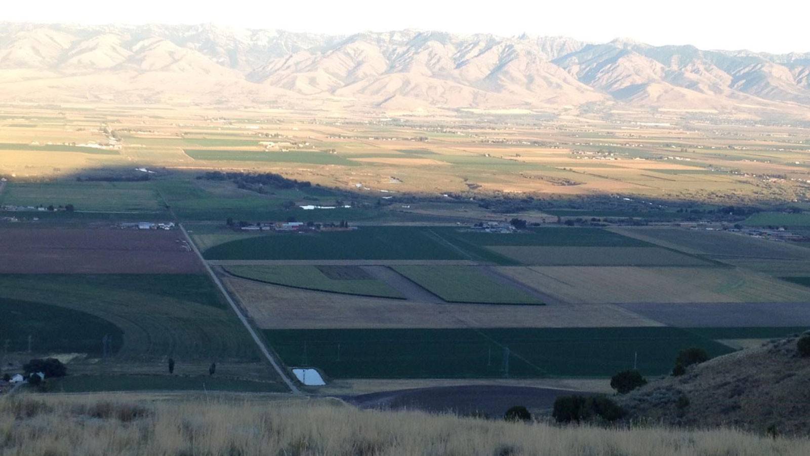 A view of the Creech family farm on the Utah/Idaho border.