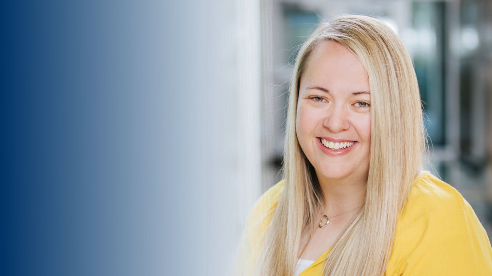 USU CRM Systems Administrator Lindsay Farnworth.