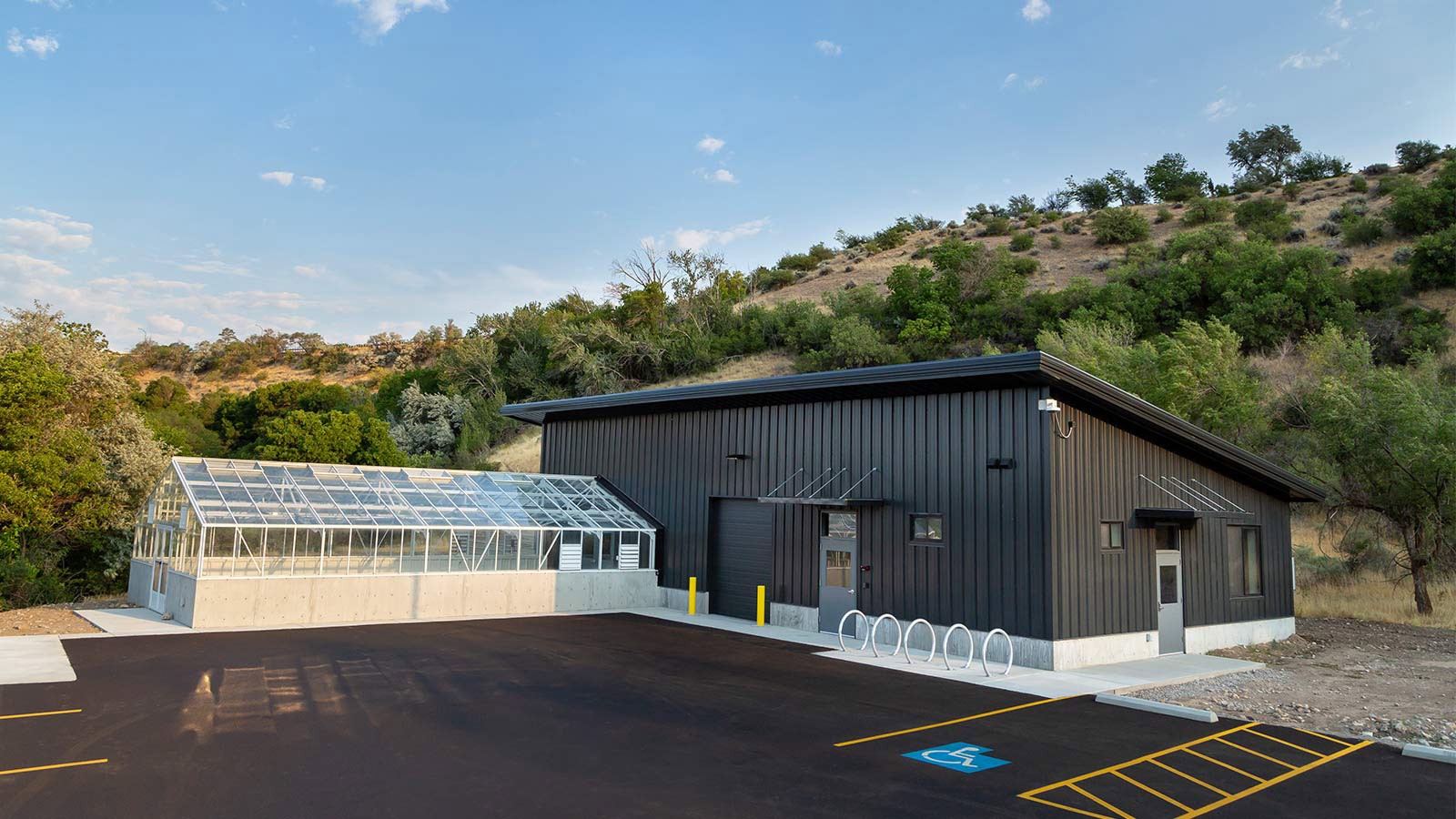 The new Algae Processing and Products facility at USU.