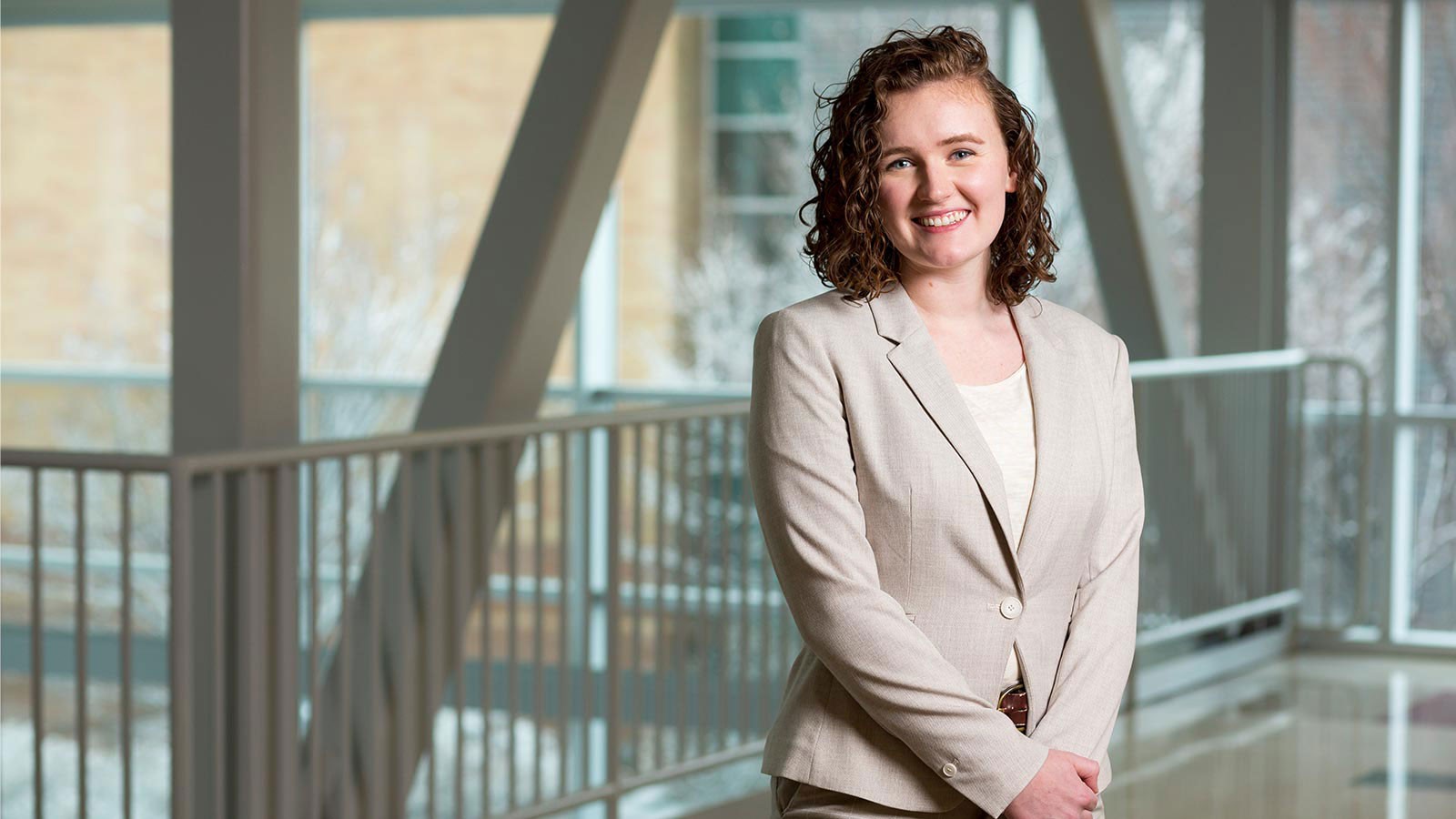 Biological engineering student Kelsey Bradshaw.